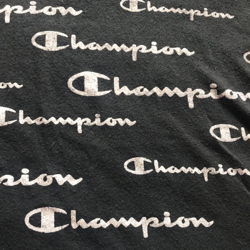 Champion Boys Black Short Sleeve Tee Shirt - Picture 2 of 4